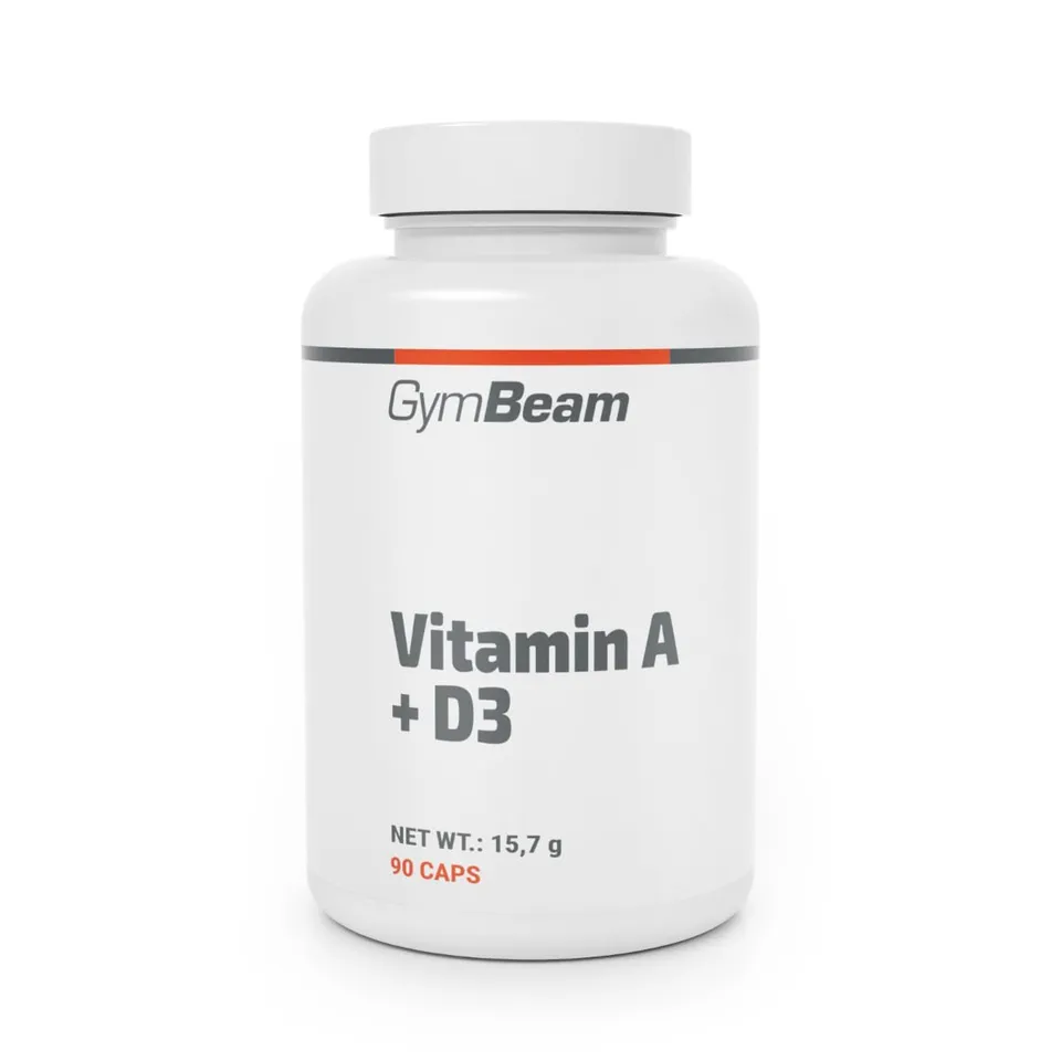 GymBeam Vitamine A+D3 Integratore 90 Capsule Vegano