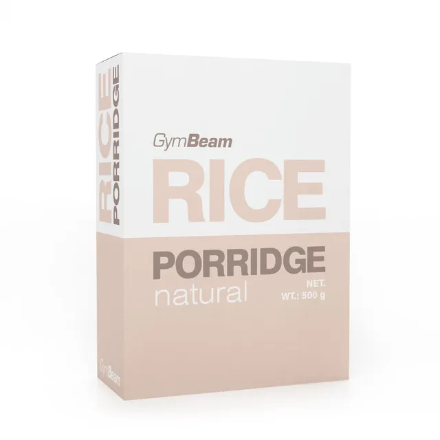 GymBeam Porridge Riso Natural 500 g Senza Glutine