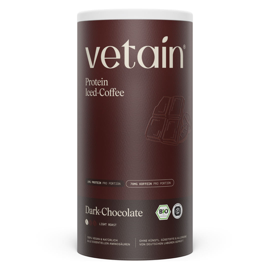 Vetain proteine in polvere iced-coffee dark chocolate 540g bio
