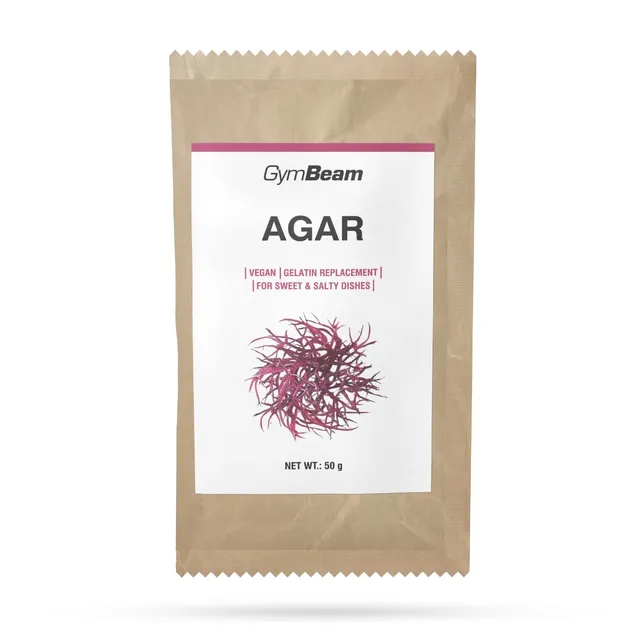 GymBeam Agar Addensante Vegetale 50 g Vegano Senza Zucchero