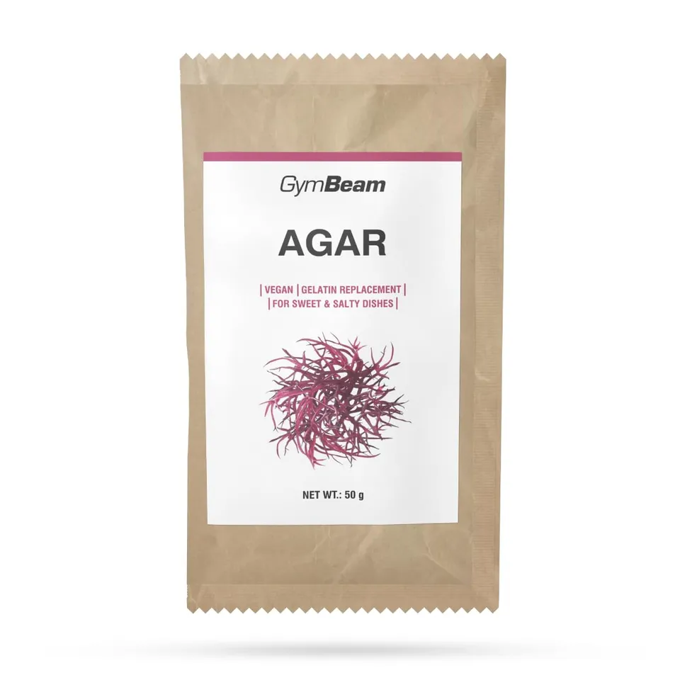 GymBeam Agar Addensante Vegetale 50 g Vegano Senza Zucchero
