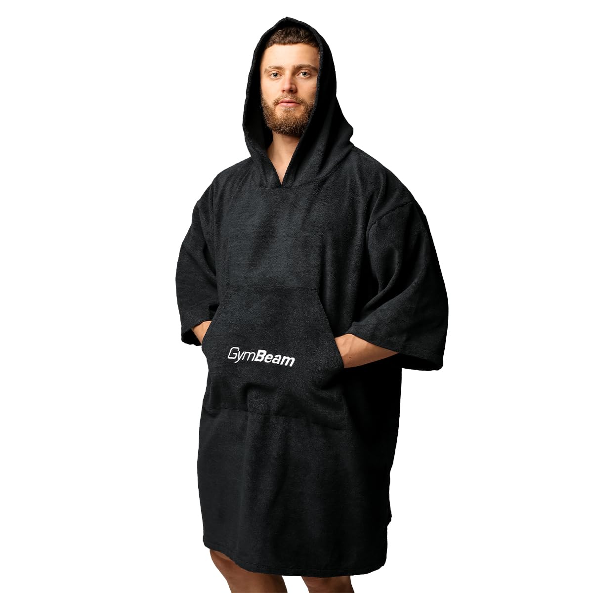 GymBeam Poncho Terry Towel Accappatoio Microfibra