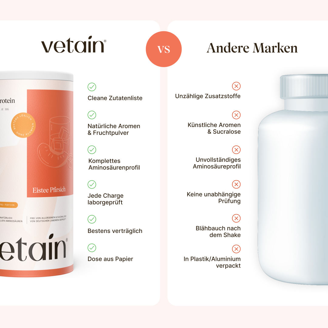 Vetain Clear Protein tè alla pesca proteine vegane 480g