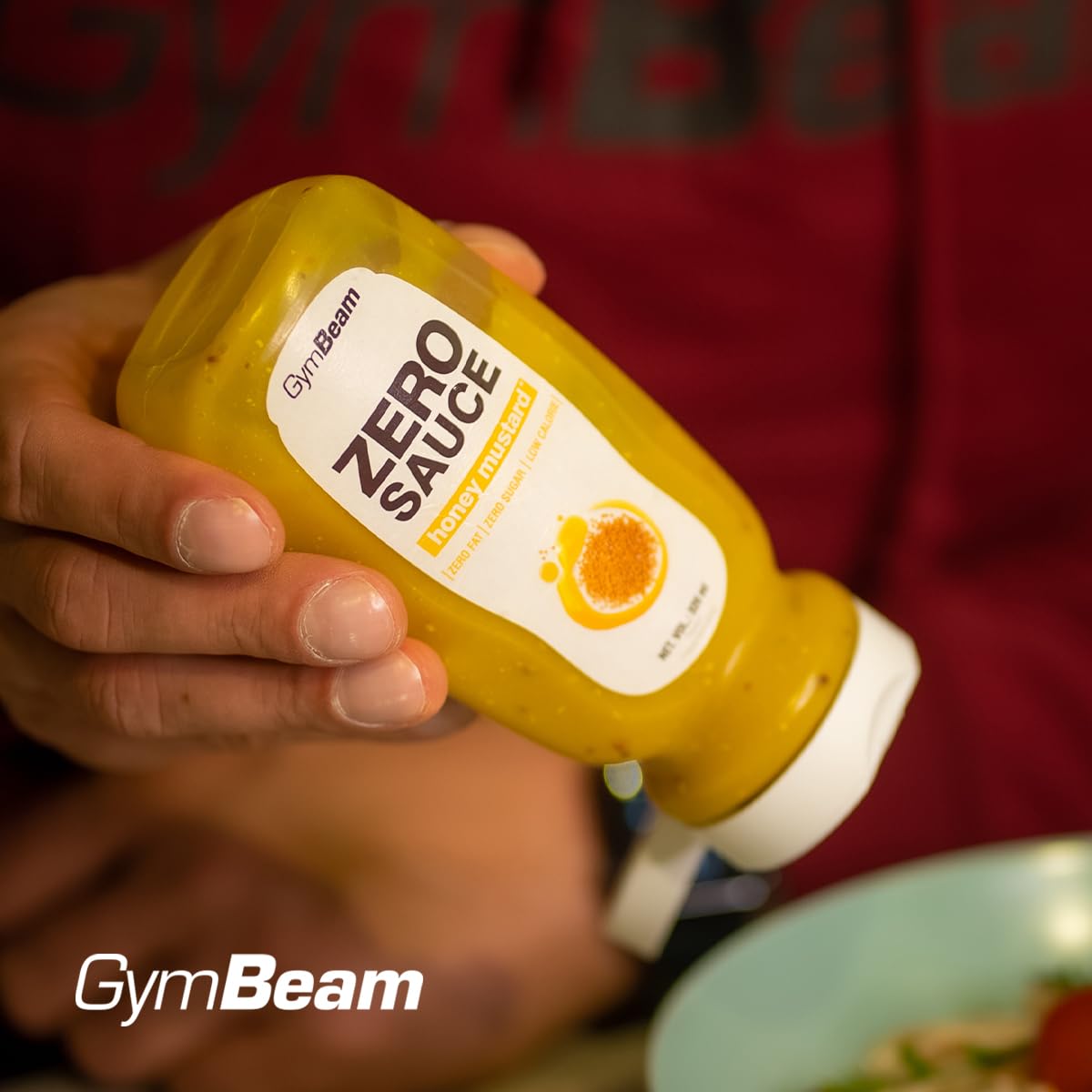 GymBeam Salsa Zero Senape Miele Salsa 320 ml