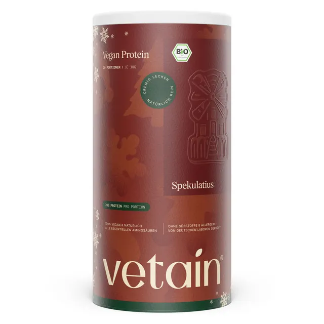 Vetain Veganes Proteinpulver Vegan Protein Speculoos proteine 540g bio