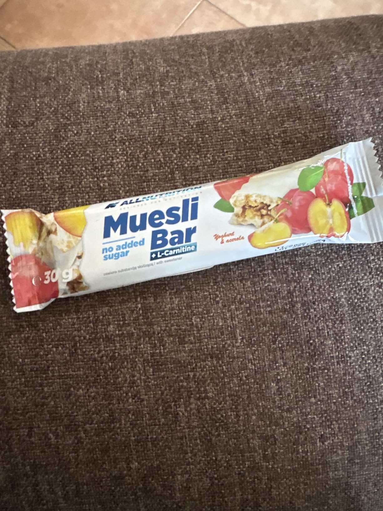 AllNutrition Muesli Bar barretta muesli yogurt acerola 30g