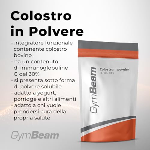 GymBeam Colostro Bovino polvere 250g 30% IgG