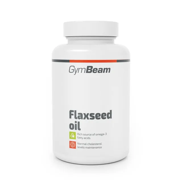 GymBeam Olio Semi Lino Capsule Omega 3 6 9 Vitamina E
