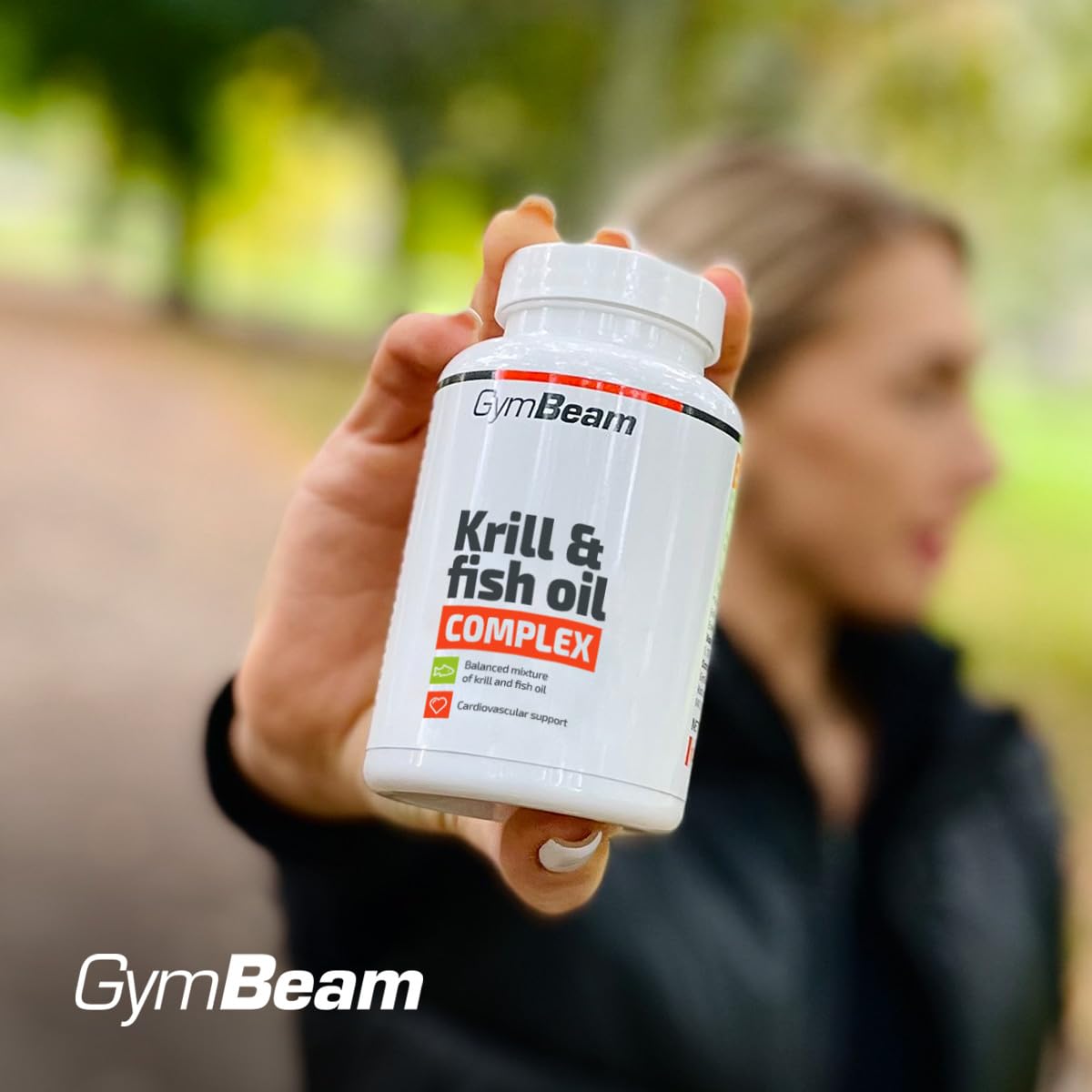 GymBeam Olio Krill e Pesce Omega 3 90 capsule EPA DHA
