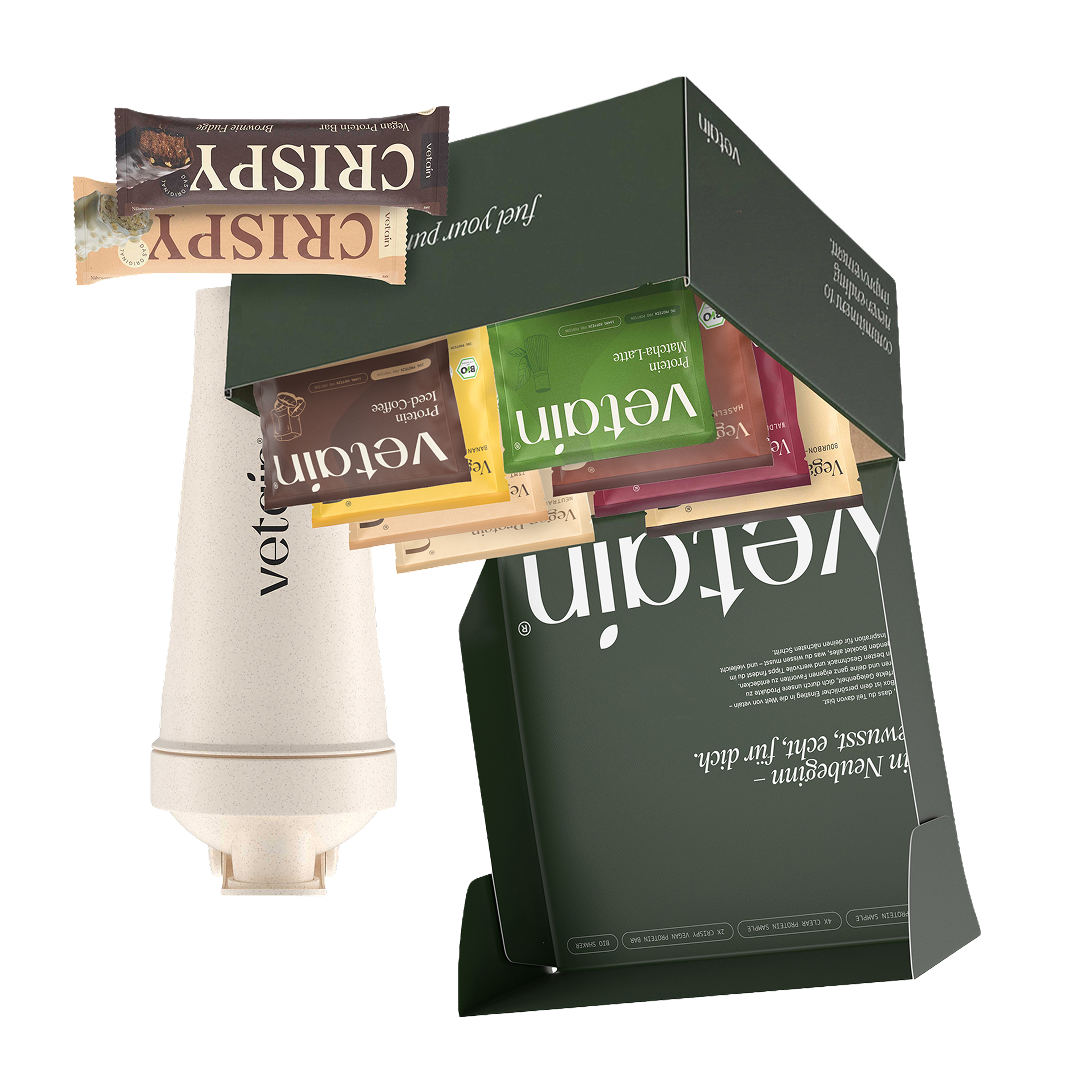 Vetain Probierbox set proteine 10pz + shaker vegano