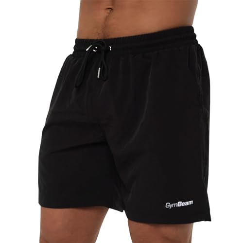 GymBeam Costume da Bagno Uomo Black boxer mare nero