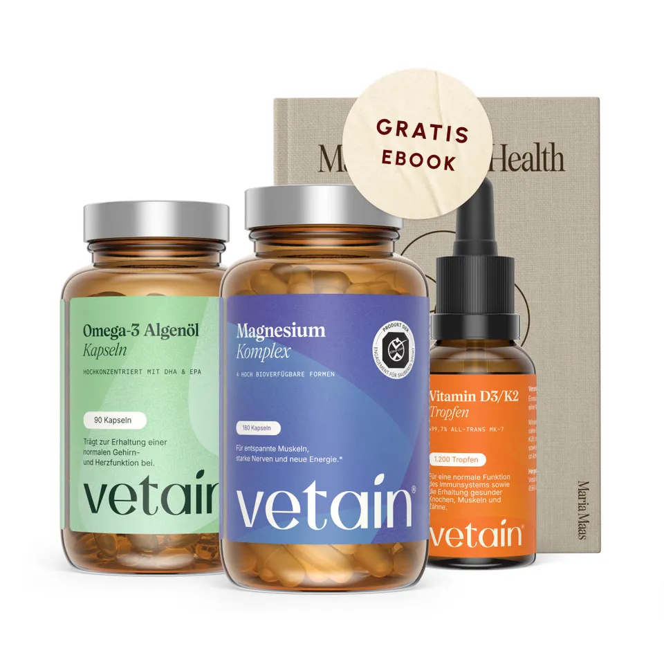 Vetain Daily Essentials Bundle Omega3 Magnesio D3K2
