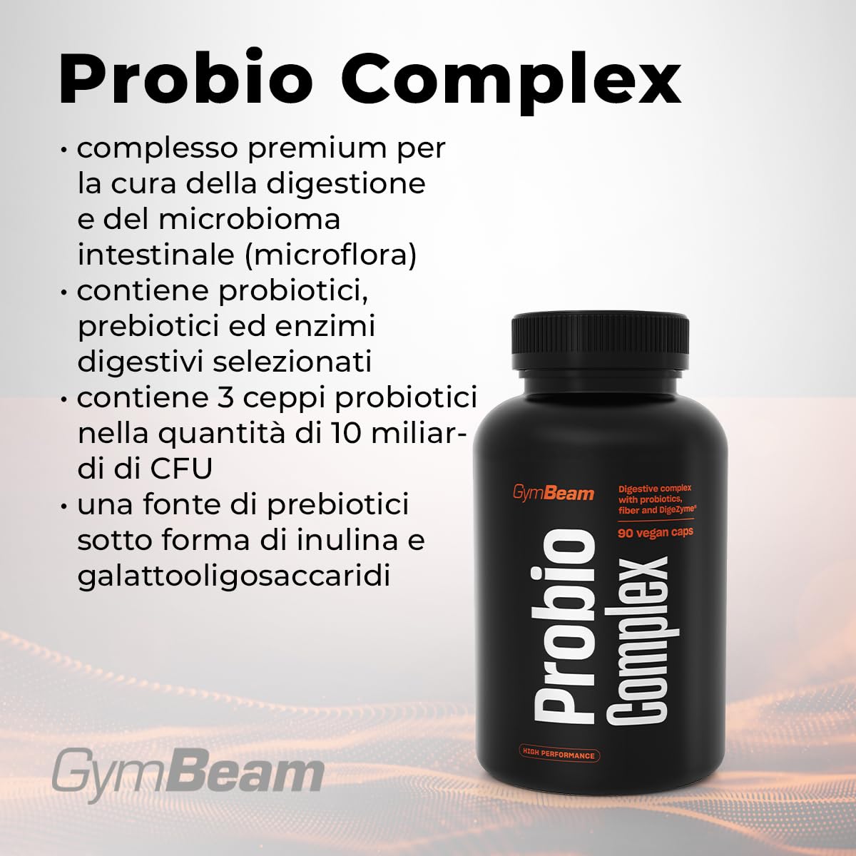 GymBeam Probio Complex probiotici 10 miliardi CFU 60 capsule