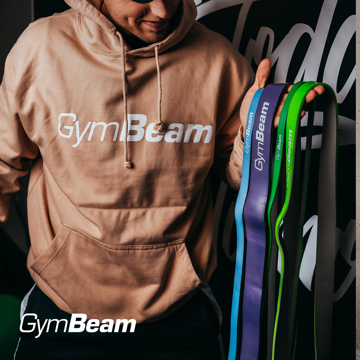GymBeam DuoBand fasce elastiche fitness 4 pezzi 9-54 kg