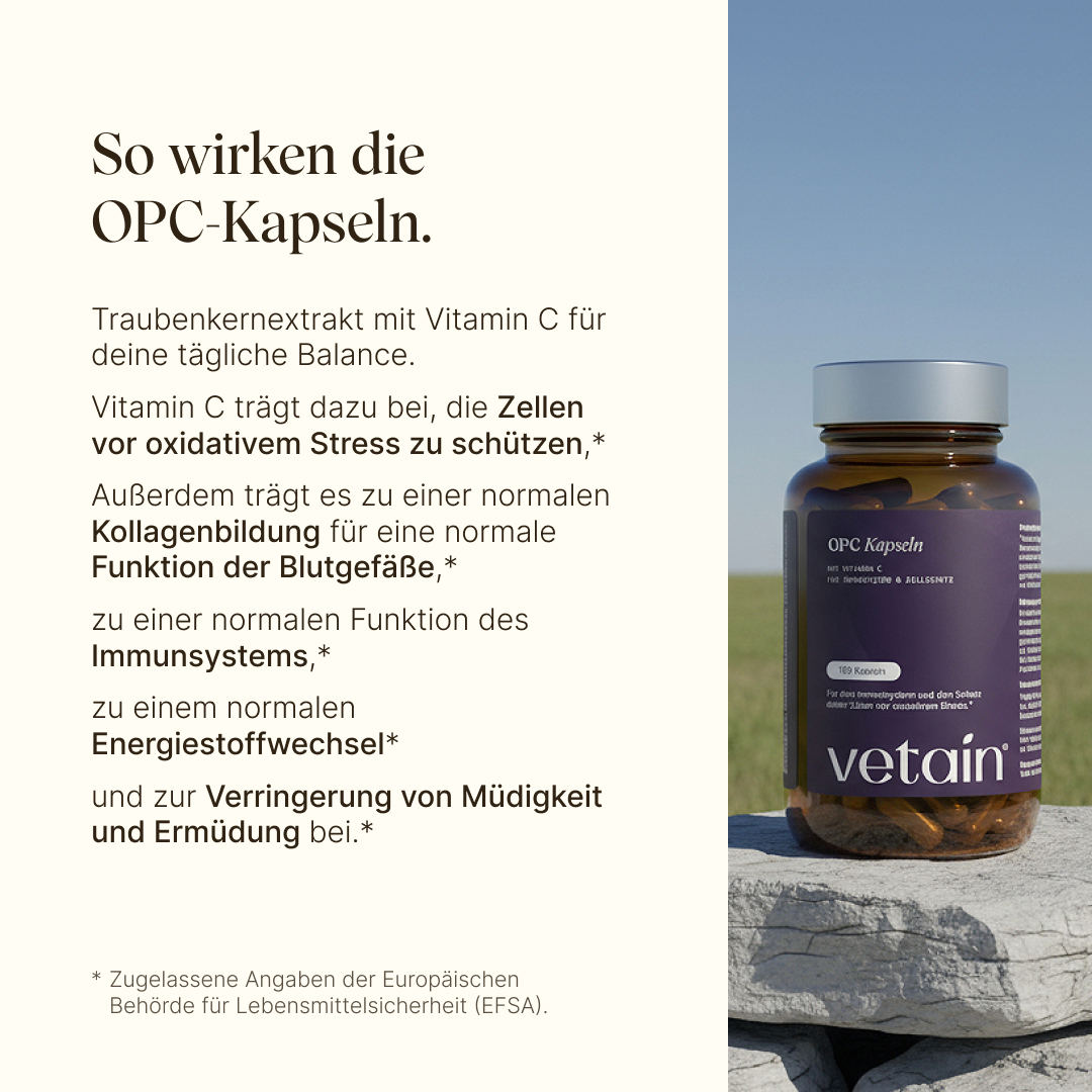Vetain OPC Capsule Antiossidante 180 Capsule Semi Uva