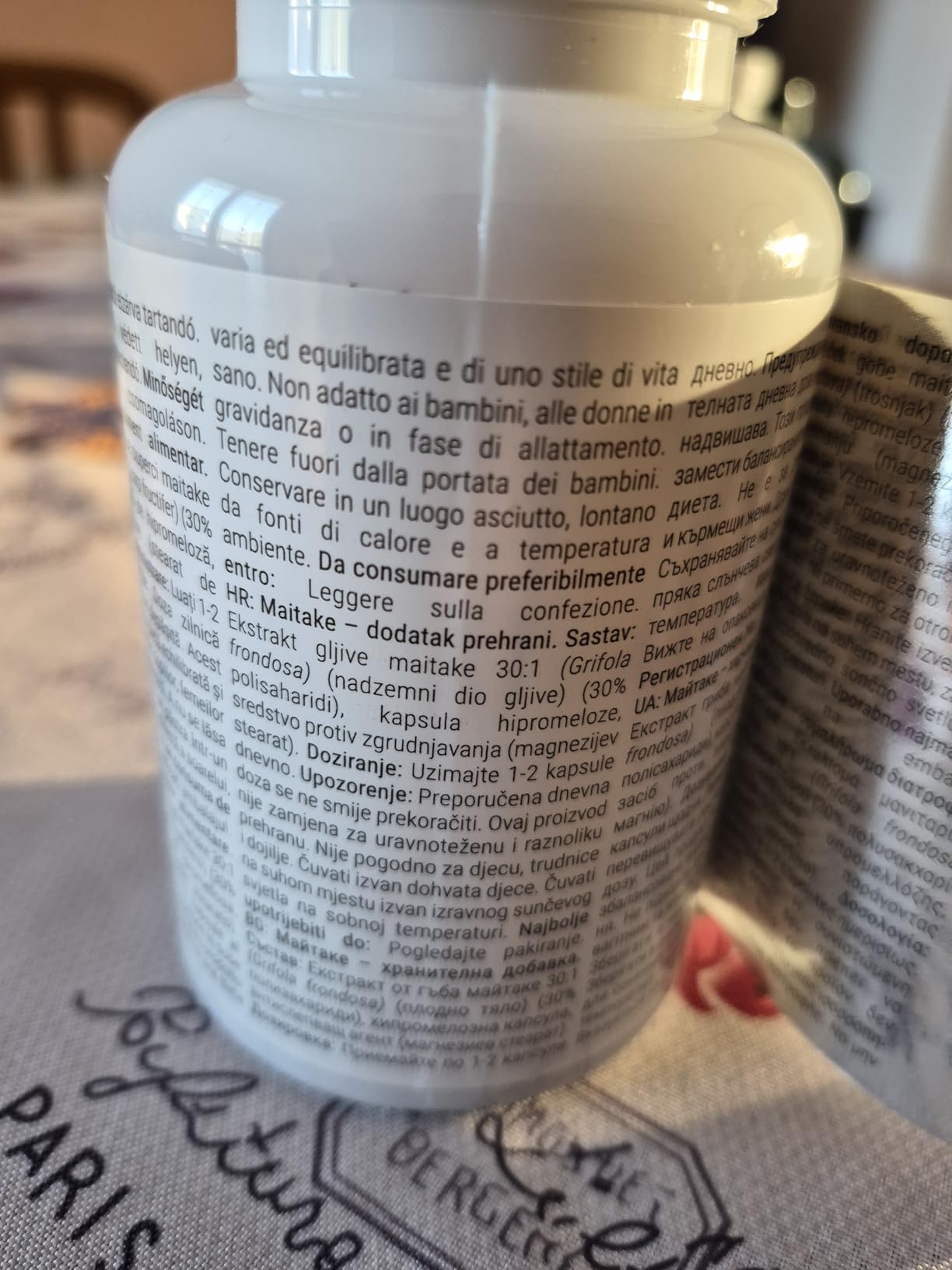GymBeam Maitake Integratore 90 Capsule Vegano Polisaccaridi