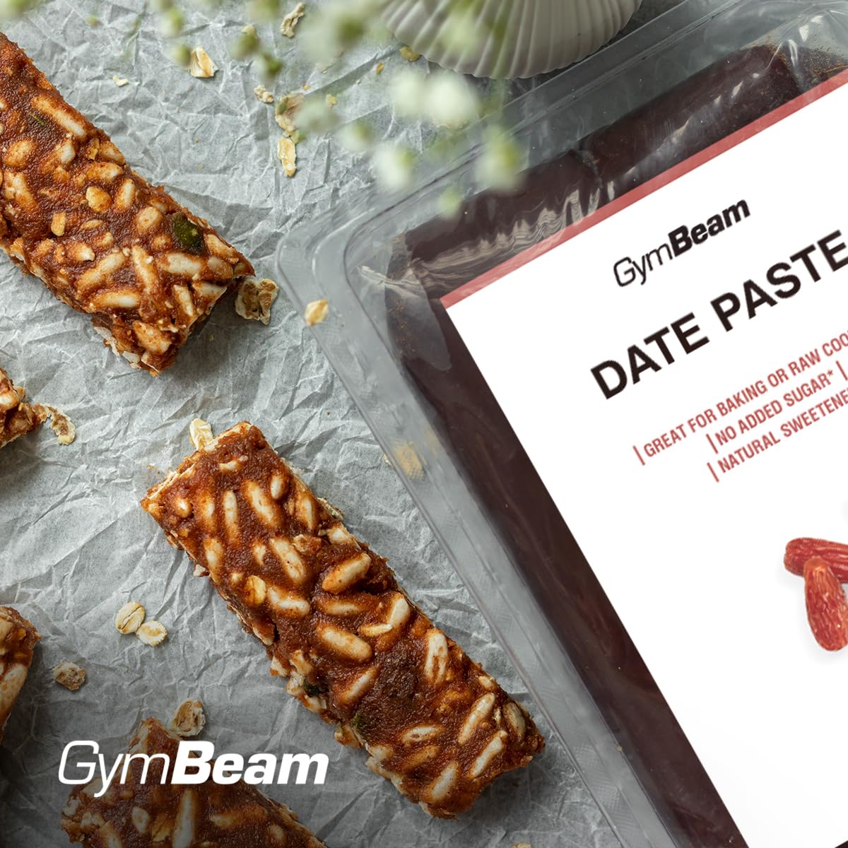 GymBeam Pasta di Datteri Dolcificante Naturale 1000 g