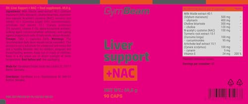 GymBeam Liver Support NAC fegato 90 capsule vegane