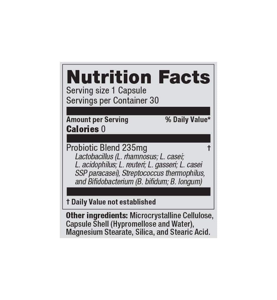 Ultimate Nutrition Balance Probiotic probiotico 40 mld UFC vegan