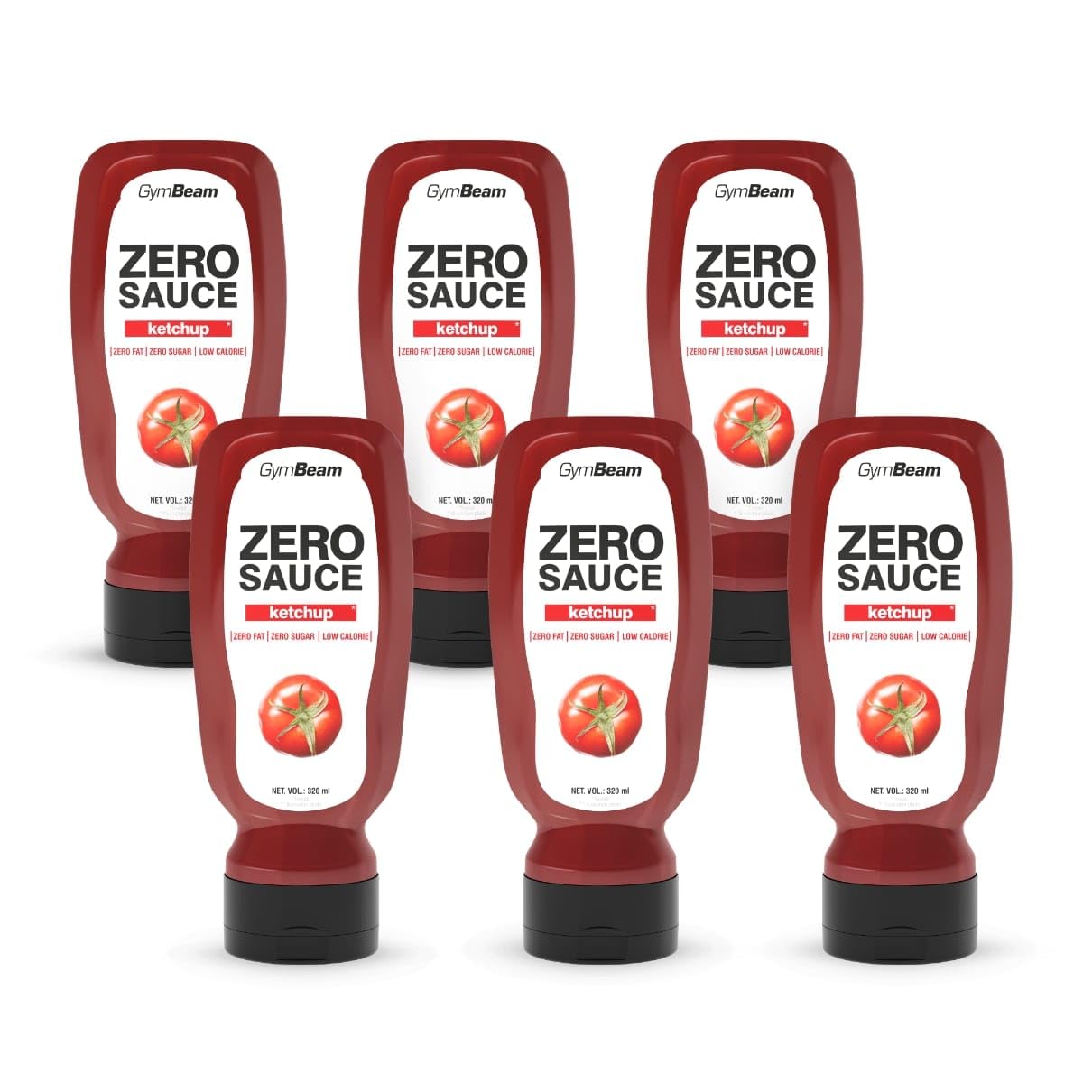 GymBeam Alimentazione Ketchup Zero salsa 320 ml vegano senza zucchero