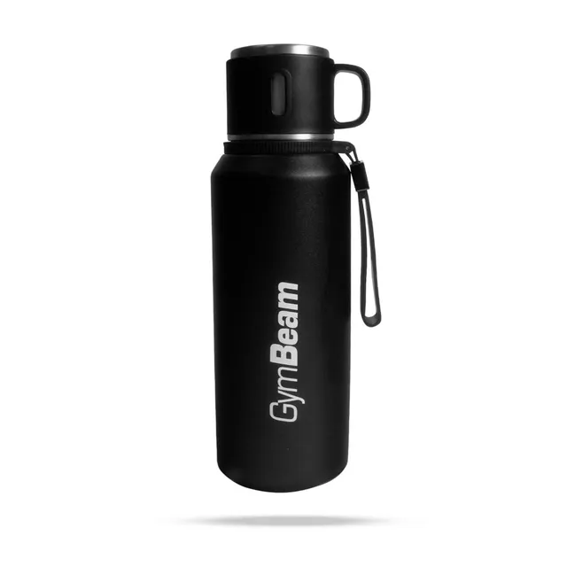 GymBeam Thermos Acciaio 1L Borraccia Termica 12 Ore con Tazza